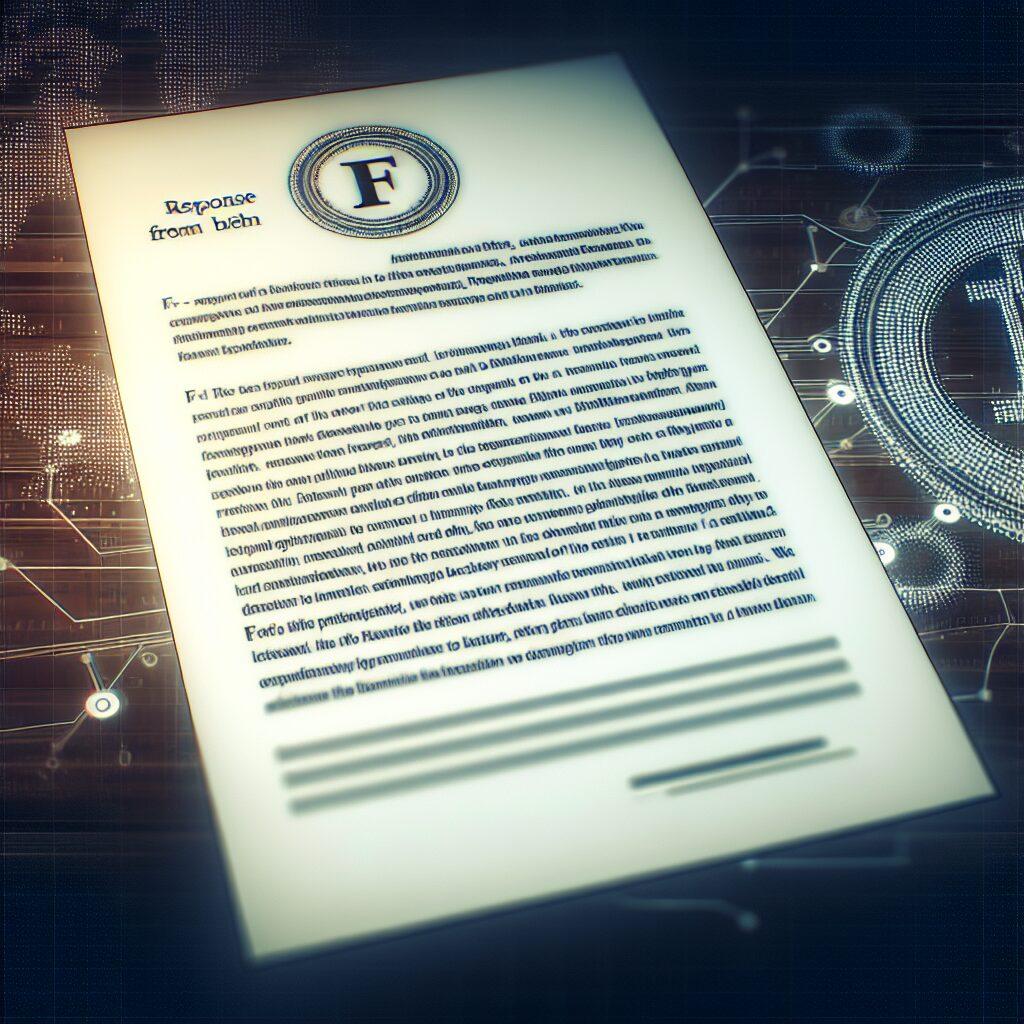 - Response from the Blockchain Network's Team